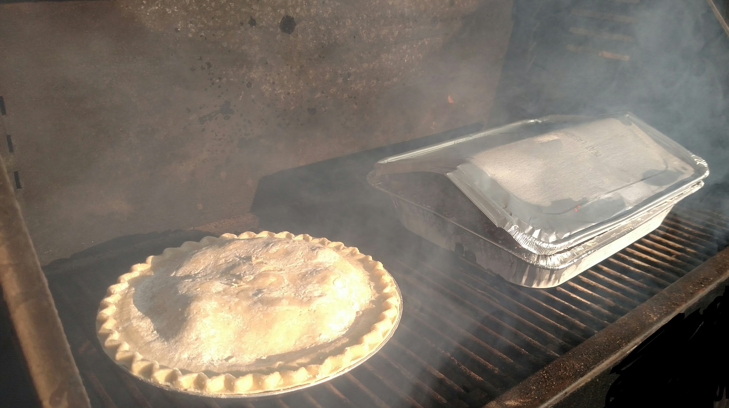 Tent lid over lasagna