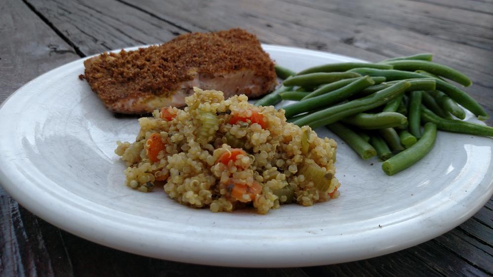 Smoked Herb Crusted Steelhead Trout